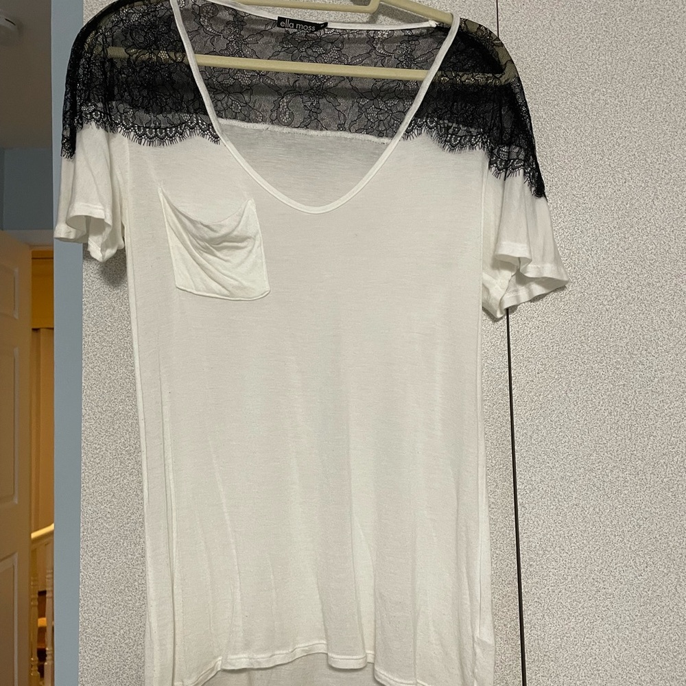Ella Moss Lace T-Shirt